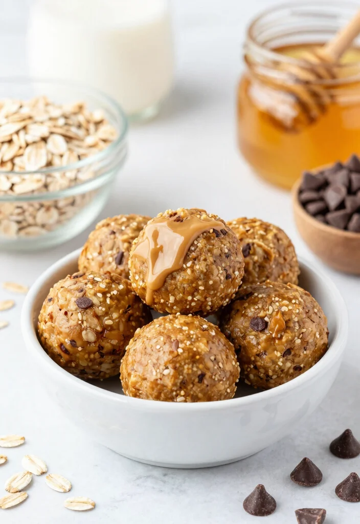 17 Kids School Lunch Ideas for Picky Eaters (Healthy & Fun) - 14. Nut Butter Energy Balls 1