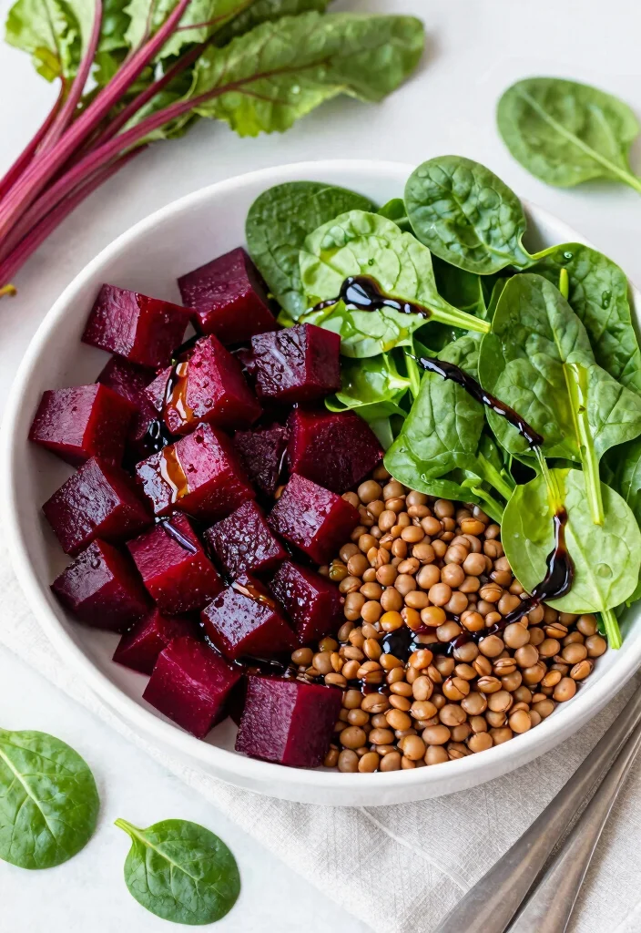 17 Lunch Bowls Healthy Meal Prep Fans Swear By - 15. Roasted Beet & Lentil Bowl 1