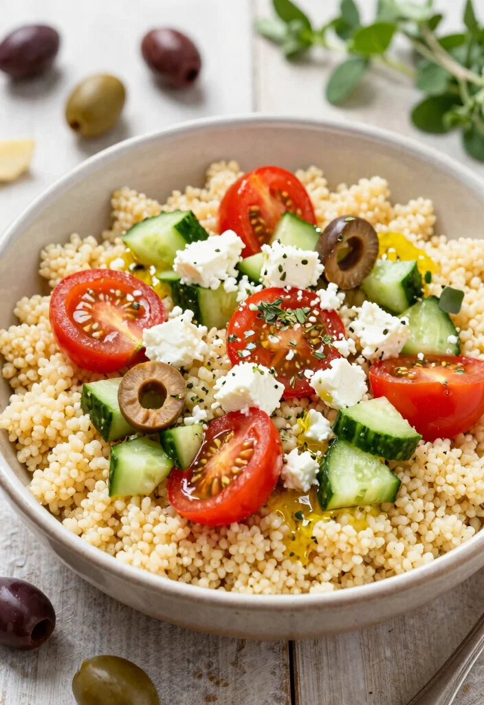 17 Lunch Bowls Healthy Meal Prep Fans Swear By - 4. Mediterranean Couscous Bowl 1
