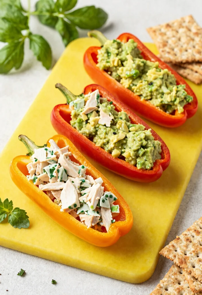 17 Lunch Ideas for Picky Eaters That Actually Work - 12. Sliced Bell Pepper Boats 1