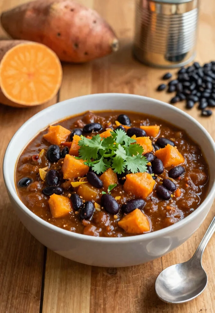 17 No-Cheese Dinner Recipes That Still Taste Amazing - 10. Sweet Potato and Black Bean Chili 1