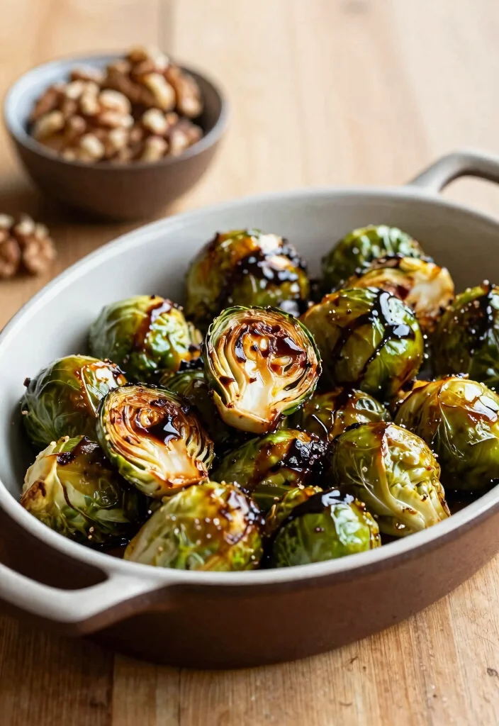 17 No-Cheese Dinner Recipes That Still Taste Amazing - 17. Balsamic Roasted Brussels Sprouts 1