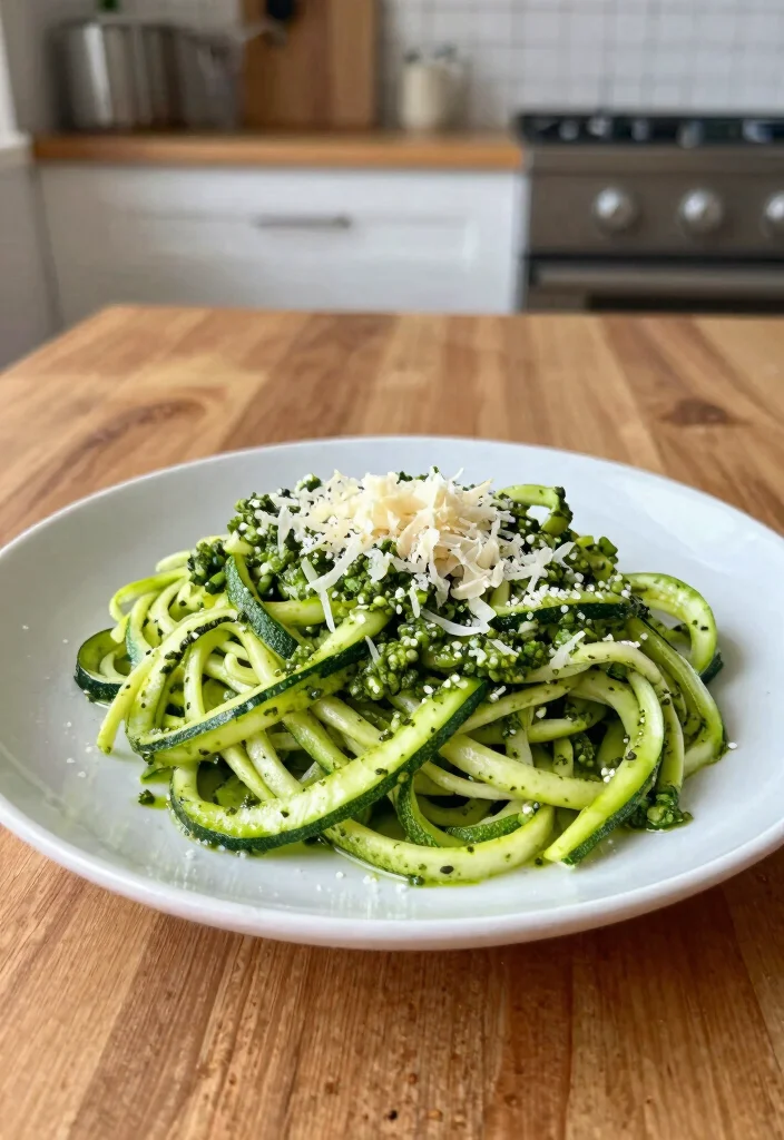 17 Quick Lunch Ideas at Home That Are Fast, Easy, and Delicious - 10. Zucchini Noodles with Pesto 1