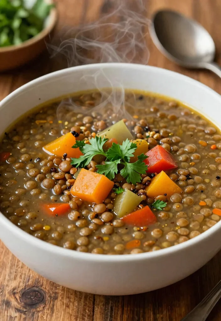 17 Quick Lunch Ideas at Home That Are Fast, Easy, and Delicious - 12. Lentil Soup 1