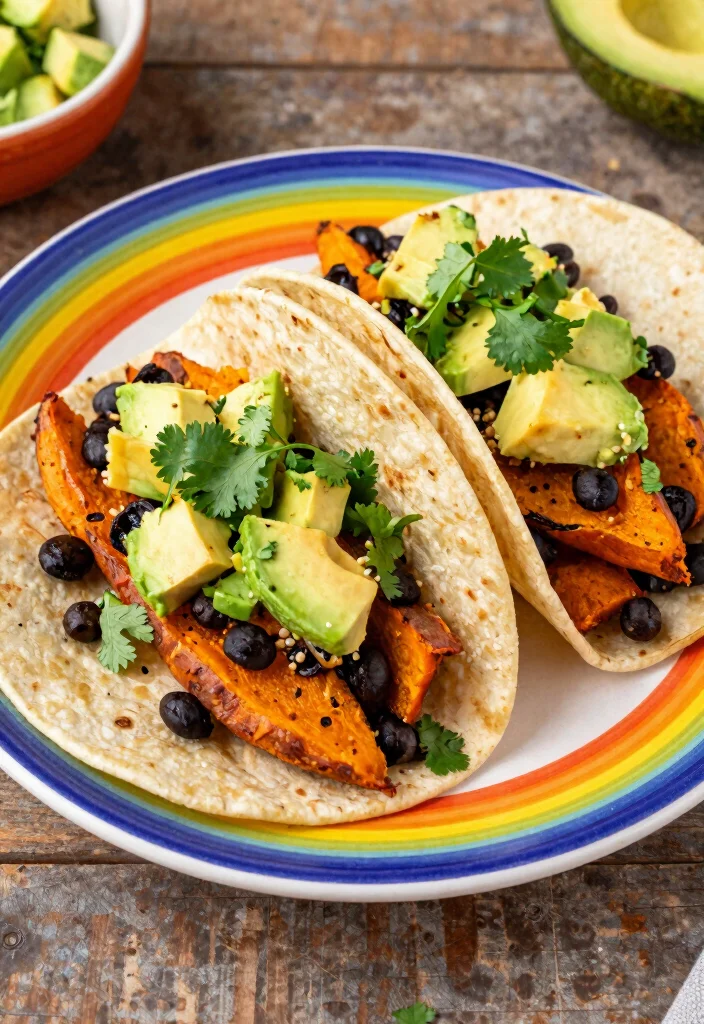 17 Quick Lunch Ideas at Home That Are Fast, Easy, and Delicious - 16. Sweet Potato and Black Bean Tacos 1