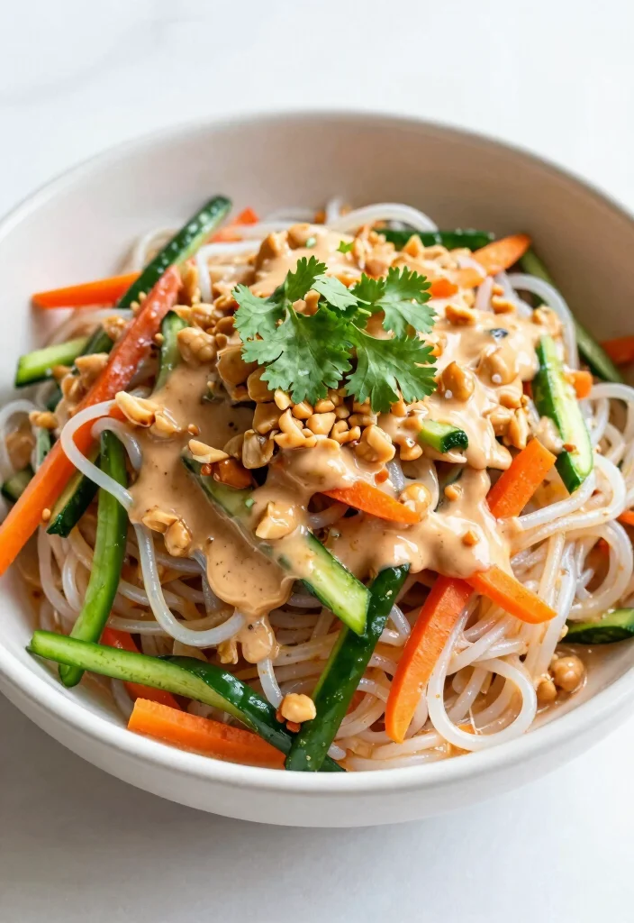 17 Quick Lunch Ideas at Home That Are Fast, Easy, and Delicious - 9. Thai Peanut Noodle Salad 1