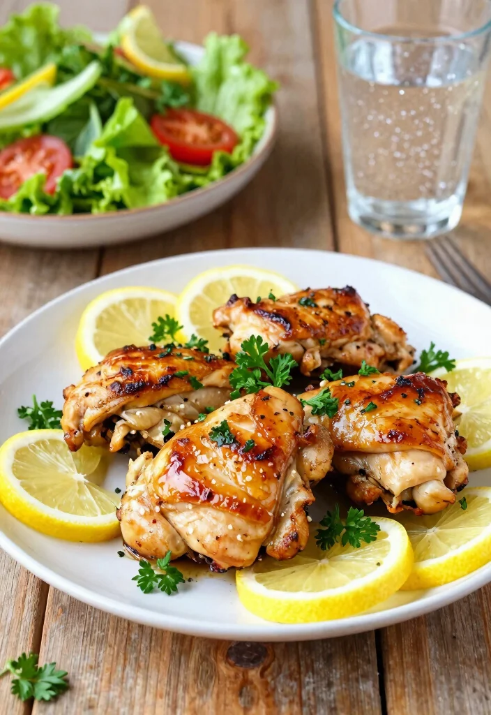 17 Shockingly Easy 2-Ingredient Dinner Recipes - 1. Lemon Garlic Chicken 1