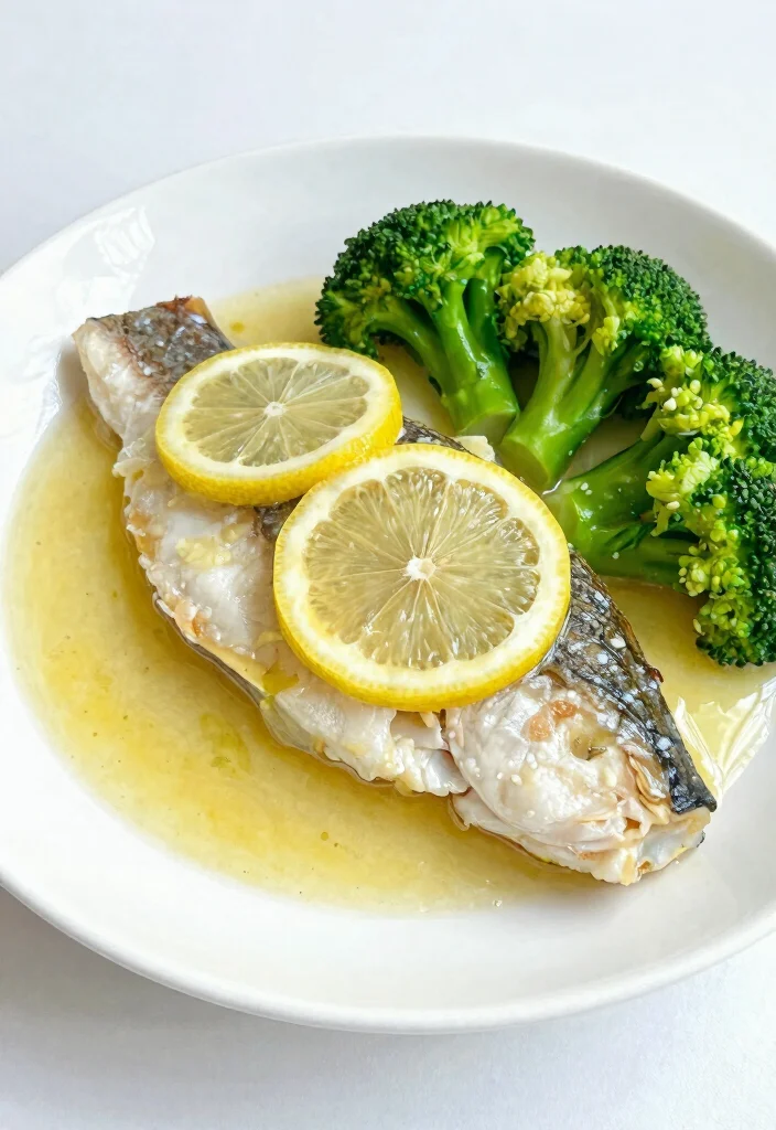 18 Balanced Dinner Recipes Around 500 Calories - 14. Lemon Garlic Tilapia with Broccoli 1