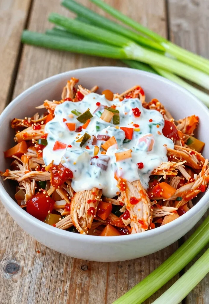 18 Chicken Salad Lunch Ideas That Are Fresh and Flavorful - 4. Spicy Sriracha Chicken Salad 1