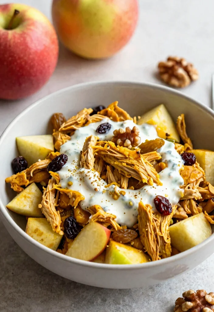 18 Chicken Salad Lunch Ideas That Are Fresh and Flavorful - 6. Curried Chicken Salad 1