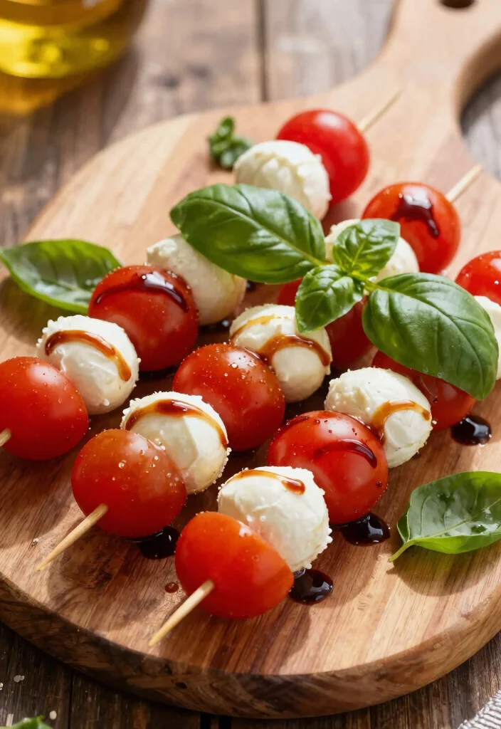 18 Cold Lunch Ideas for Kids That Don't Need Reheating - 14. Caprese Skewers 1