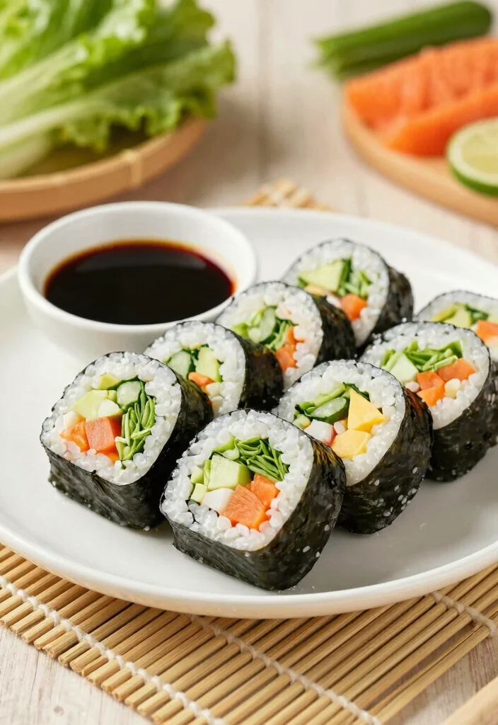 18 Cold Lunch Ideas for Kids That Don't Need Reheating - 5. Veggie Sushi Rolls 1