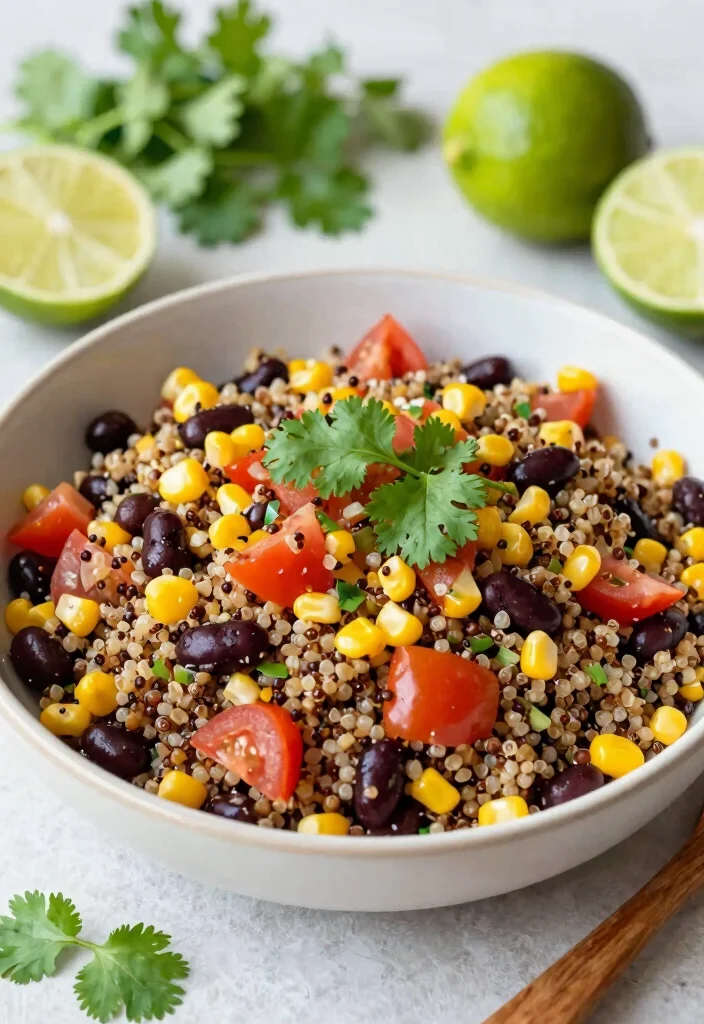 18 Cold Lunch Ideas for Kids That Don't Need Reheating - 9. Quinoa Salad with Black Beans 1