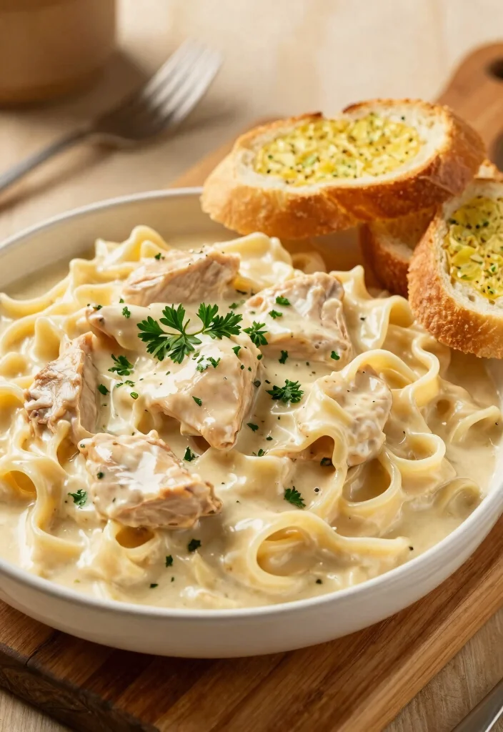 18 Cream Cheese Dinner Recipes That Are Rich and Comforting - 2. Cream Cheese Chicken Alfredo 1