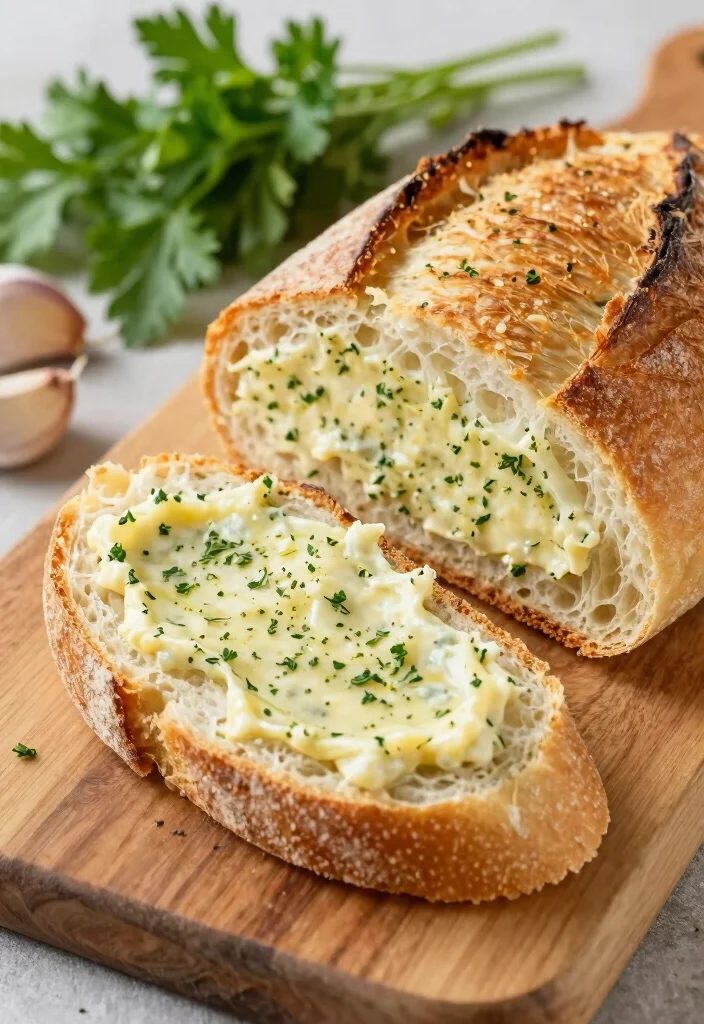 18 Cream Cheese Dinner Recipes That Are Rich and Comforting - 4. Cream Cheese Garlic Bread 1