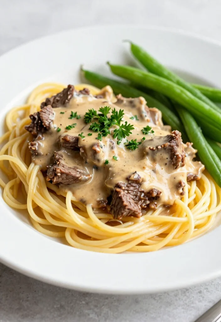 18 Cream Cheese Dinner Recipes That Are Rich and Comforting - 5. Cream Cheese Beef Stroganoff 1