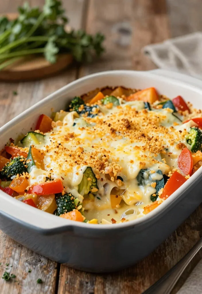 18 Cream Cheese Dinner Recipes That Are Rich and Comforting - 7. Cream Cheese Vegetable Casserole 1