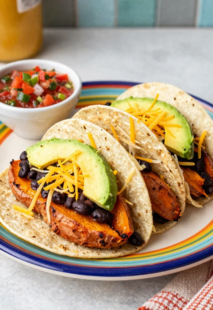 18 Easy Healthy Lunch Ideas for School That Parents Love - 10. Sweet Potato and Black Bean Tacos 1