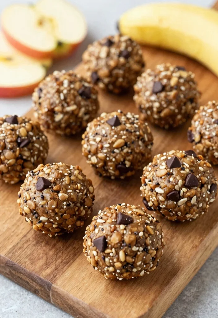 18 Easy Healthy Lunch Ideas for School That Parents Love - 15. Oatmeal Energy Bites 1