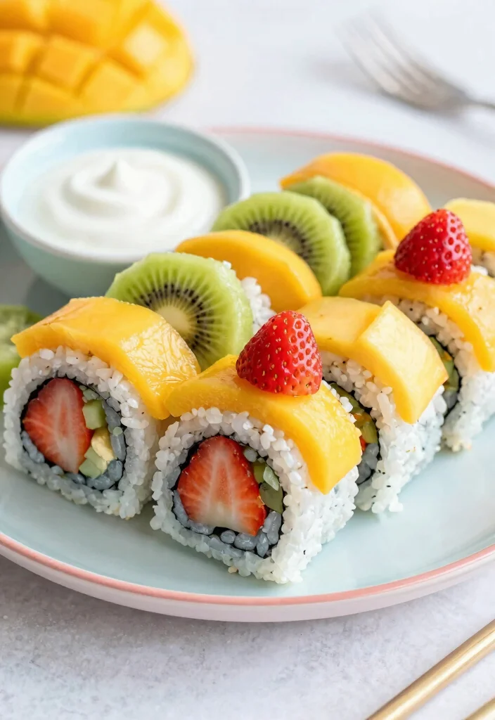 18 Easy Healthy Lunch Ideas for School That Parents Love - 18. Fruit Sushi 1
