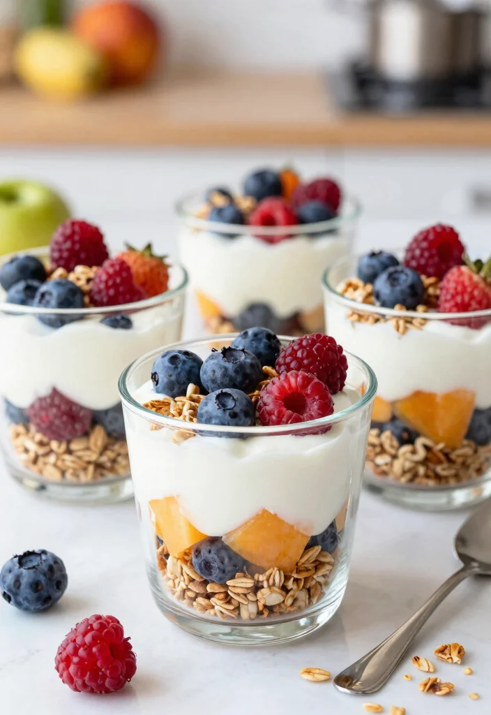 18 Easy Healthy Lunch Ideas for School That Parents Love - 5. Greek Yogurt Parfaits 1