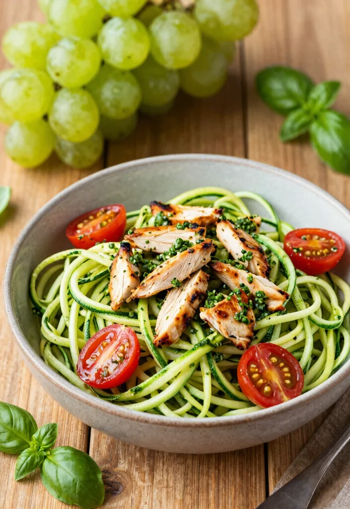 18 Easy Healthy Lunch Ideas for School That Parents Love - 6. Zucchini Noodles with Pesto 1