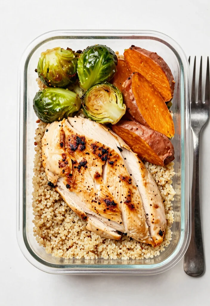 18 Easy High-Protein Lunch Ideas to Keep You Full Longer - 11. Baked Chicken and Vegetable Bowls 1