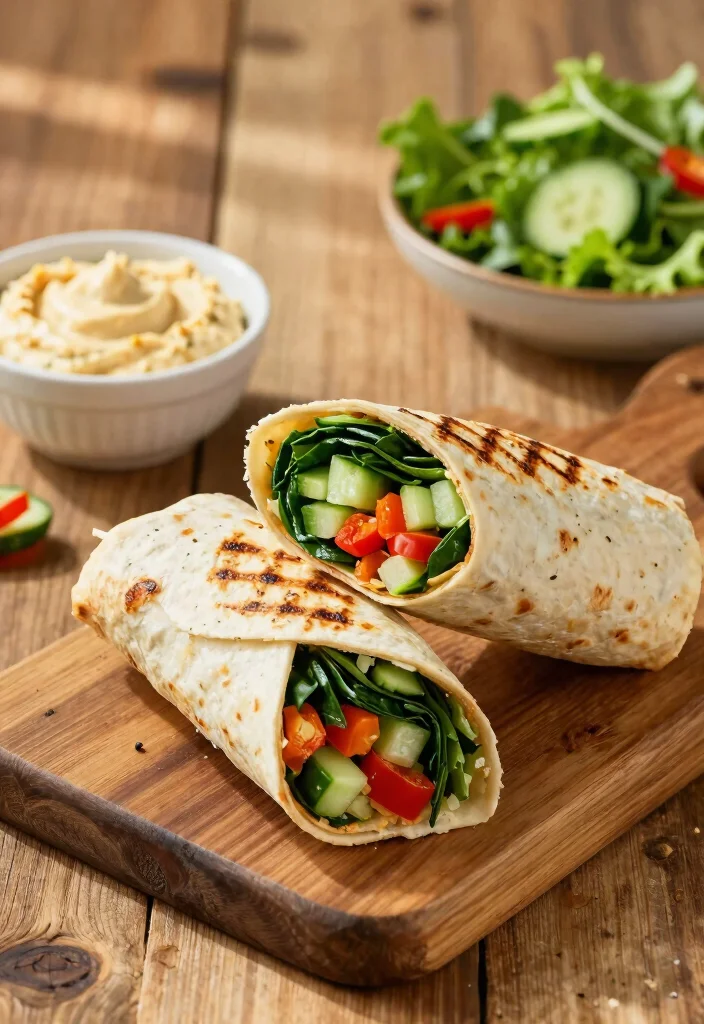 18 Easy High-Protein Lunch Ideas to Keep You Full Longer - 2. Grilled Chicken Wraps 1