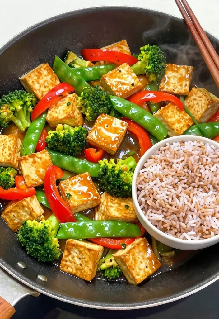 18 Easy High-Protein Lunch Ideas to Keep You Full Longer - 7. Tofu Stir-Fry 1