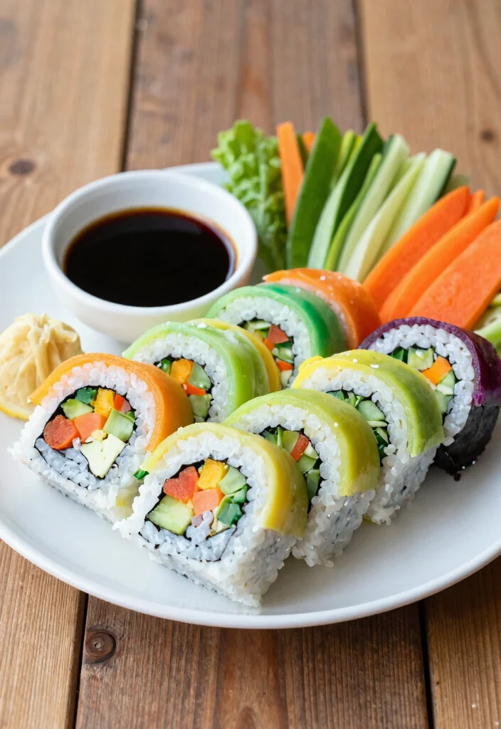 18 Healthy Back-to-School Lunch Ideas Kids Will Love - 1. Rainbow Veggie Sushi Rolls 1