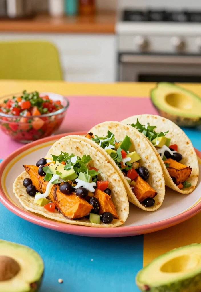 18 Healthy Back-to-School Lunch Ideas Kids Will Love - 10. Sweet Potato and Black Bean Tacos 1