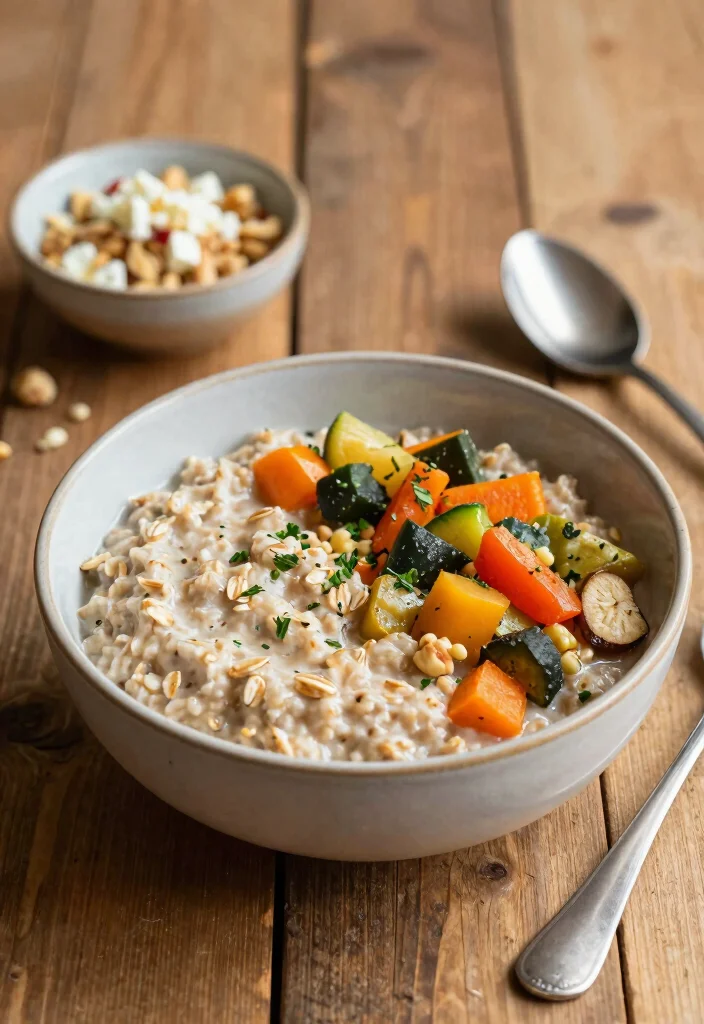 18 Healthy Back-to-School Lunch Ideas Kids Will Love - 12. Savory Oatmeal with Veggies 1