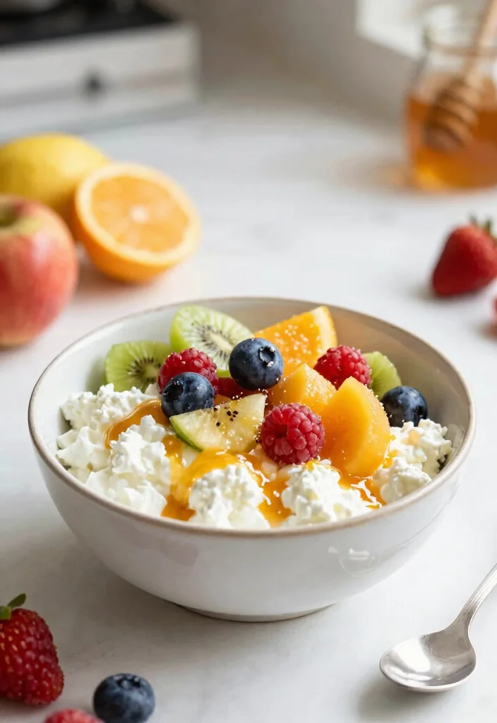 18 Healthy Back-to-School Lunch Ideas Kids Will Love - 14. Cottage Cheese and Fruit Bowl 1
