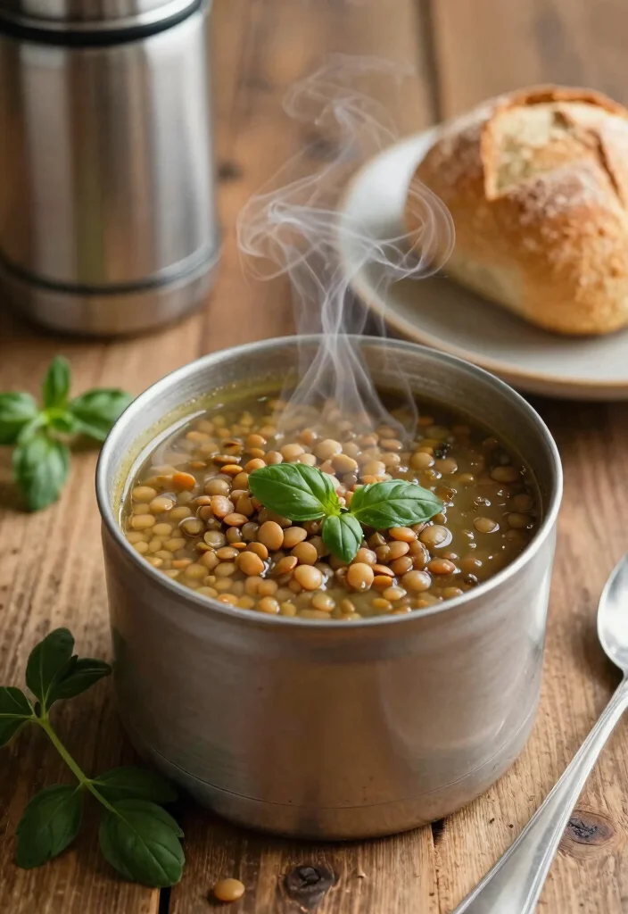18 Healthy Back-to-School Lunch Ideas Kids Will Love - 9. Lentil Soup in a Thermos 1