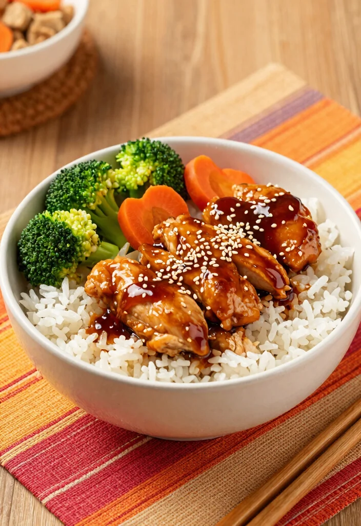 18 Healthy Chicken Lunch Ideas That Are Simple and Satisfying - 10. Teriyaki Chicken Bowls 1
