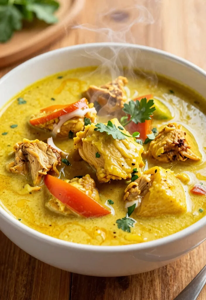 18 Healthy Chicken Lunch Ideas That Are Simple and Satisfying - 15. Coconut Curry Chicken Soup 1