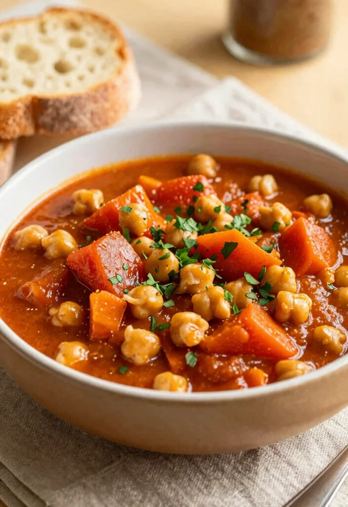 18 Healthy Dinner Recipes Safe for Pregnancy - 16. Moroccan Chickpea Stew 1