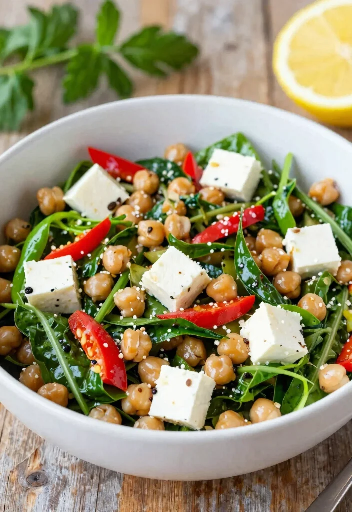 18 Healthy Dinner Recipes Safe for Pregnancy - 8. Mediterranean Chickpea Salad 1