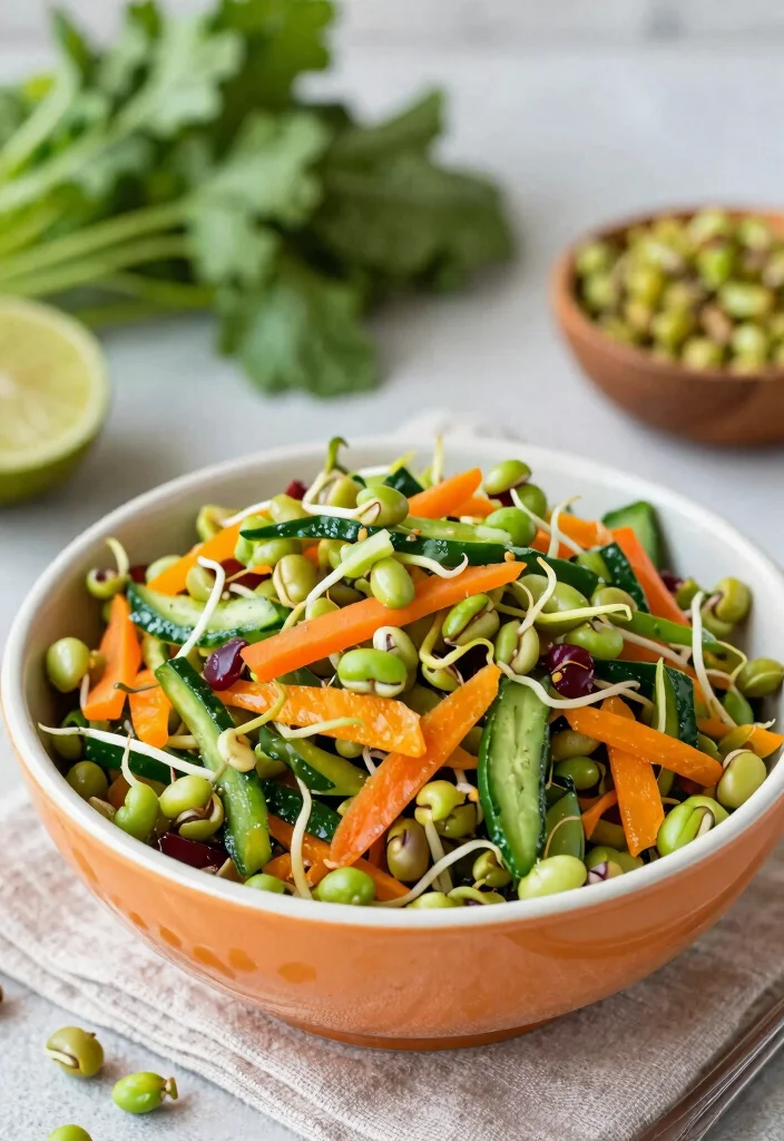 18 Healthy Indian Dinner Recipes for Easy Weeknights - 15. Sprouted Moong Salad 1