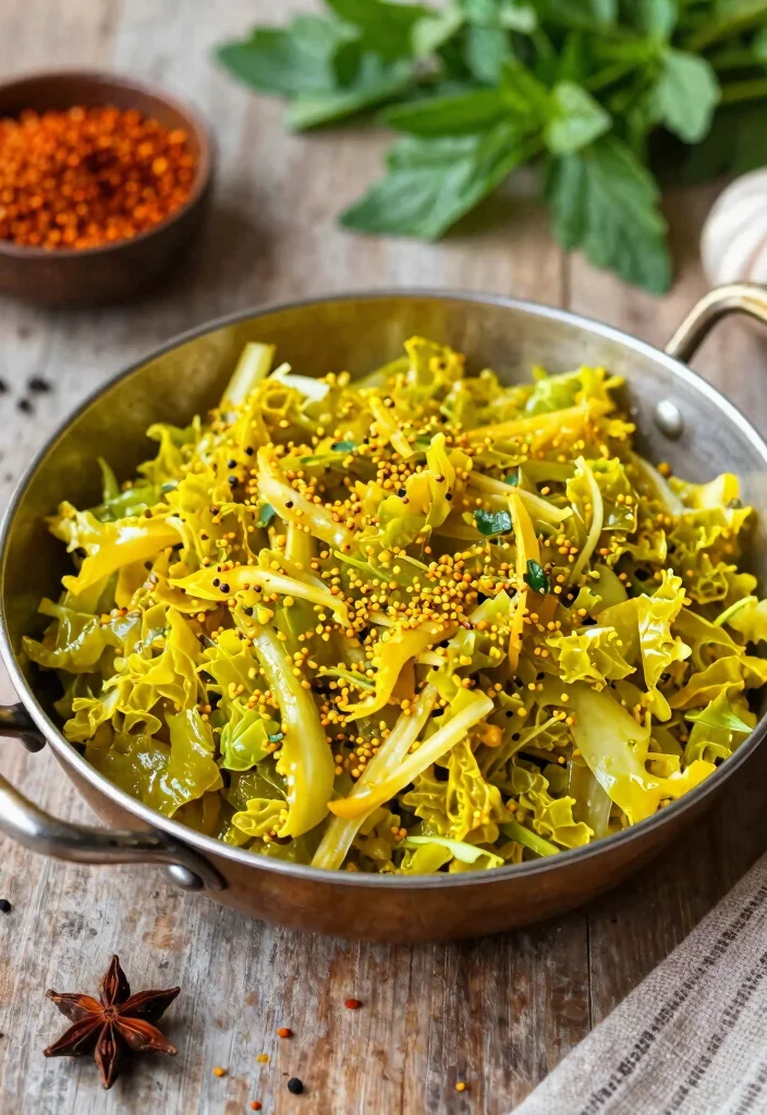 18 Healthy Indian Dinner Recipes for Easy Weeknights - 8. Cabbage Sabzi 1