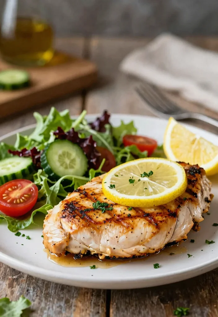 18 Light Dinner Recipes Under 300 Calories - 1. Zesty Lemon Herb Grilled Chicken 1
