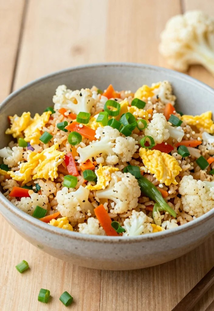 18 Light Dinner Recipes Under 300 Calories - 5. Cauliflower Fried Rice 1