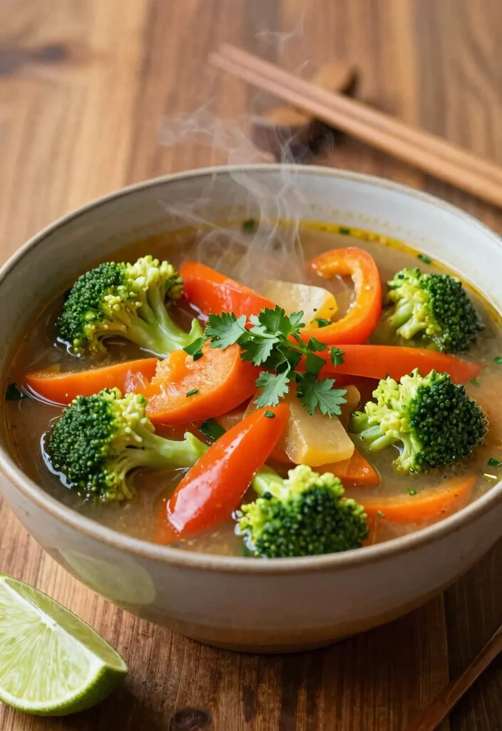 18 Light Dinner Recipes Under 300 Calories - 6. Thai Vegetable Soup 1