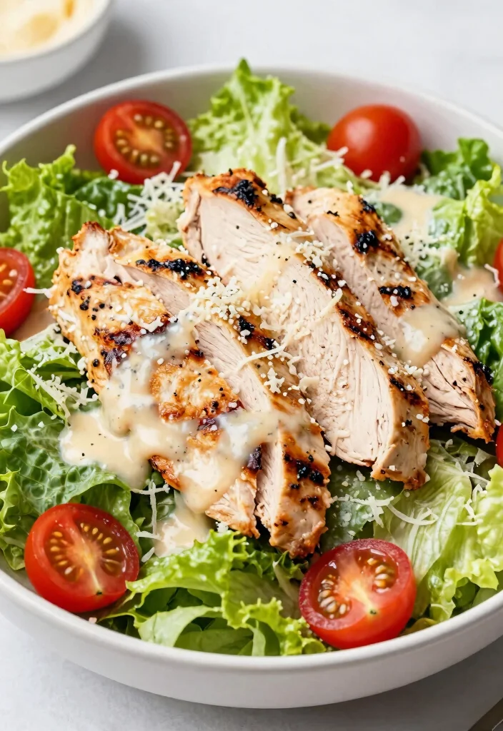 18 Low-Carb Lunch Ideas for Work That Are Easy to Pack - 14. Chicken Caesar Salad (Keto-Friendly) 1