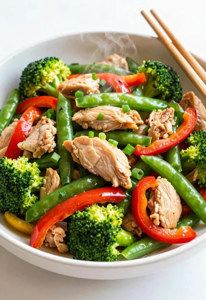 18 Low-Carb Lunch Ideas for Work That Are Easy to Pack - 15. Chicken and Vegetable Stir-fry 1