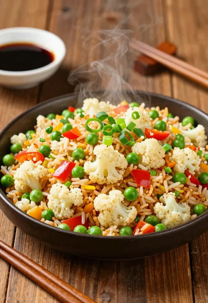 18 Low-Carb Lunch Ideas for Work That Are Easy to Pack - 2. Cauliflower Fried Rice 1