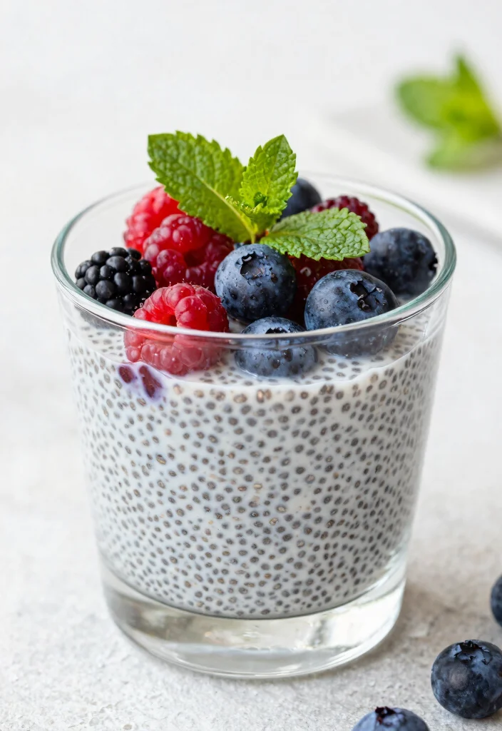 18 Lunch Ideas Under 400 Calories That Still Feel Filling - 18. Berry Chia Seed Pudding 1
