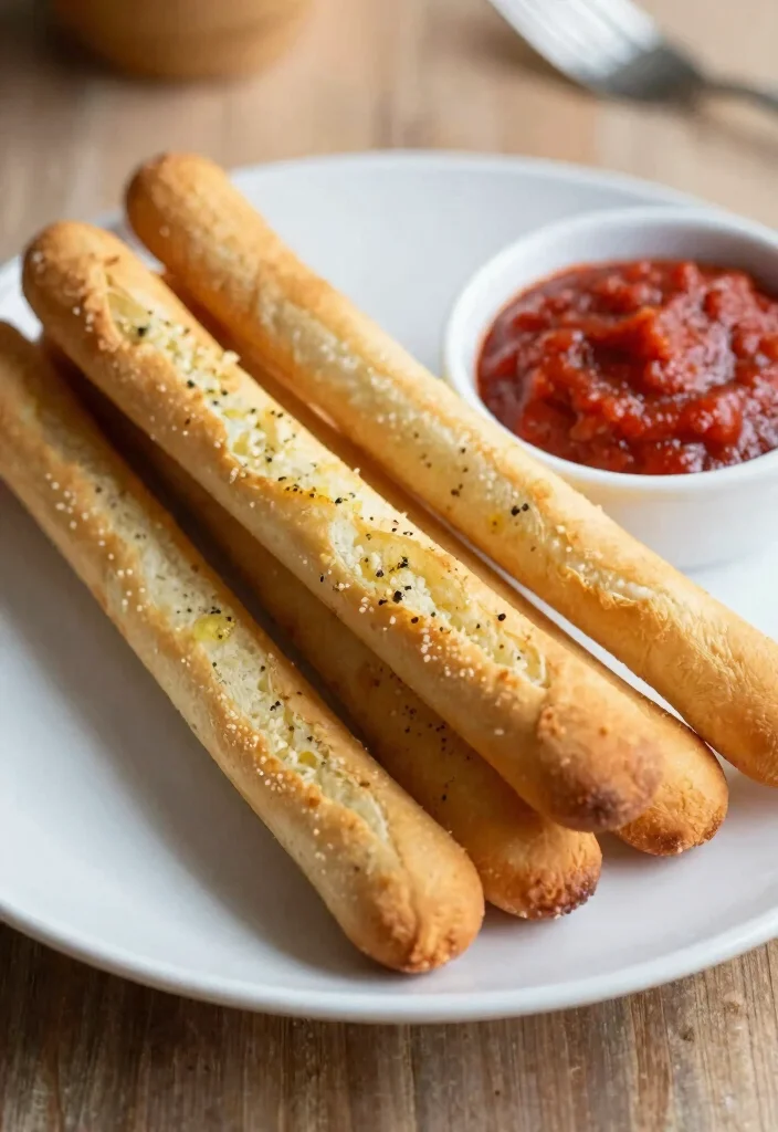 18 Lunch Sides for Sandwiches That Make Any Meal Better - 15. Garlic Breadsticks 1