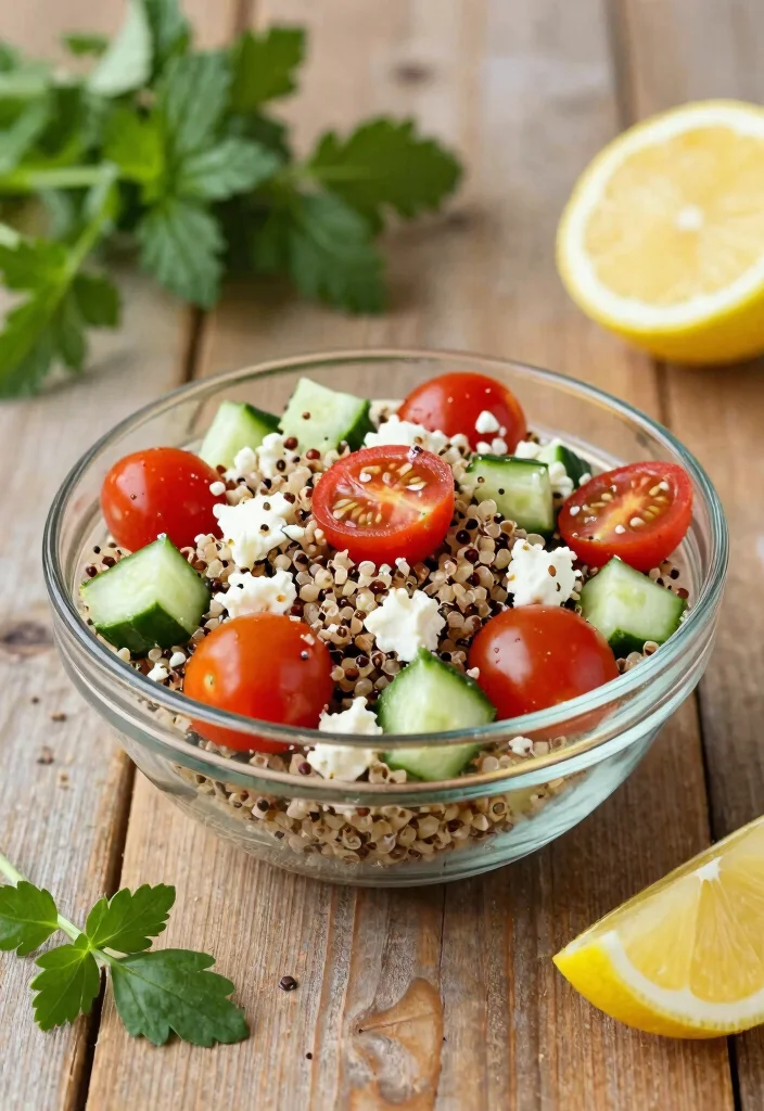 18 Lunch Sides for Sandwiches That Make Any Meal Better - 3. Quinoa Salad with Feta 1