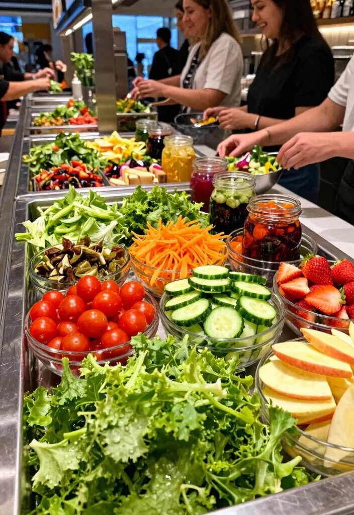 18 Lunch Special Ideas Restaurants Use to Attract More Customers - 1. Seasonal Salad Bar Extravaganza 1